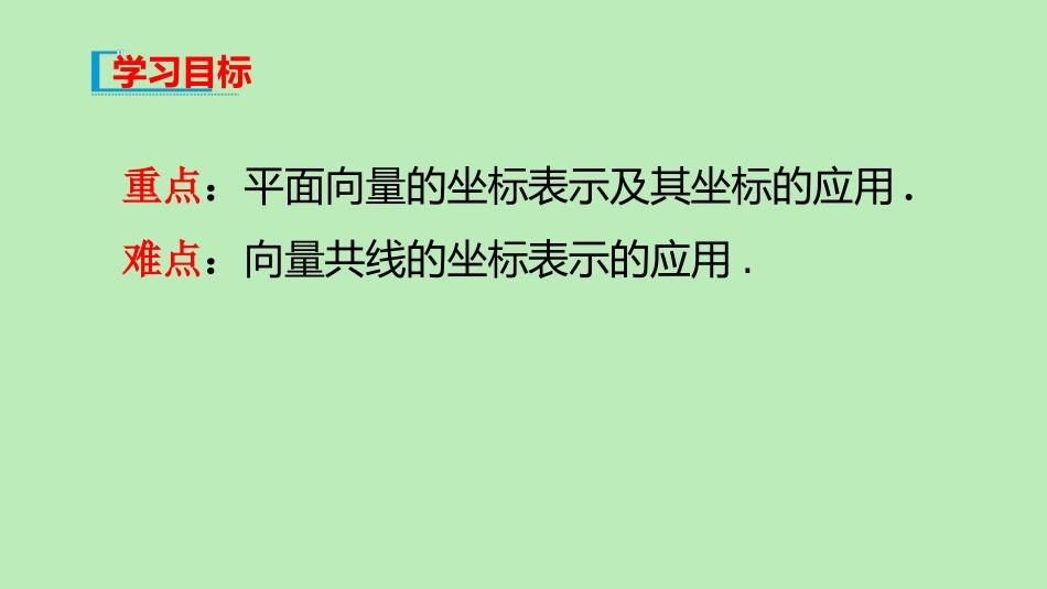 高中数学 第六章 平面向量初步 622 直线上向量的坐标及其运算 623 平面向量的坐标及其运算课件 新人教B版必修第二册 课件_第3页