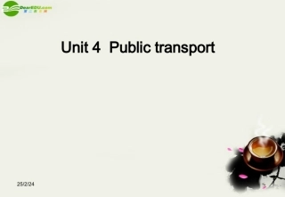 高三英语 Public transport课件2 课件