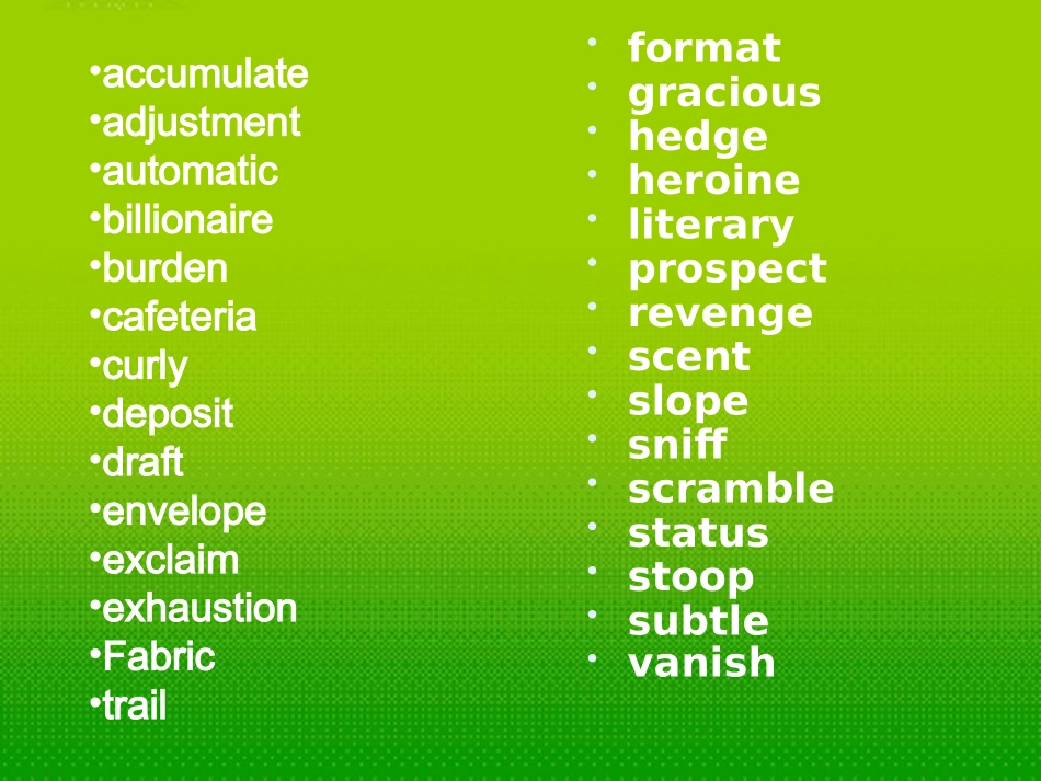 高中英语 Module 2 Words and expressions课件 外研版选修6 课件_第3页