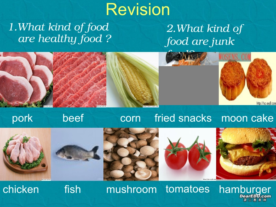 高一英语Unit1 Healthy Eating课件 新课标 人教版 课件_第2页