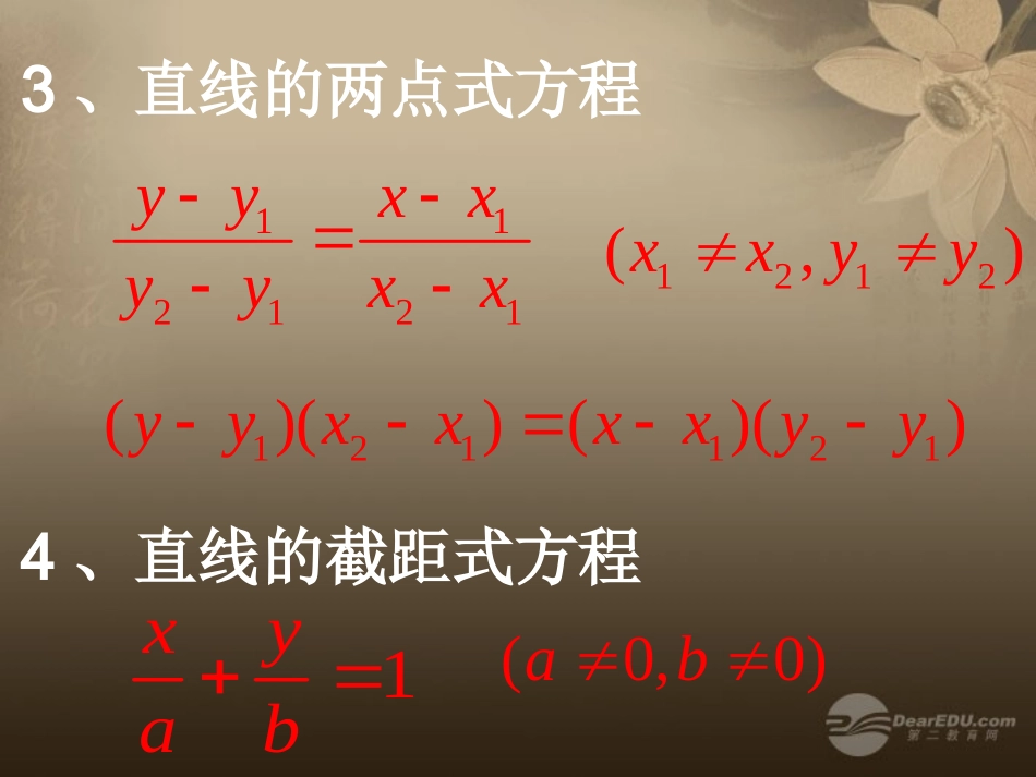 高中数学 32 直线的方程课件 新人教A版 课件_第3页