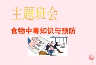 生食物中毒知识与预防课件