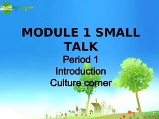 高中英语 Module1 Introduction课件 外研版选修6 课件