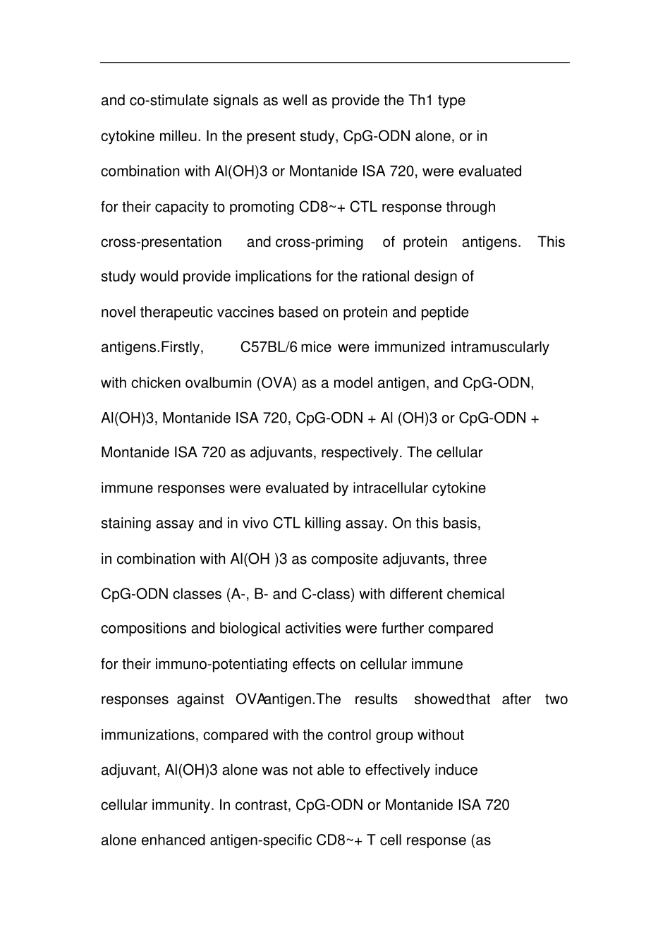 佐剂论文：不同疫苗佐剂对OVA诱生CTL免疫应答影响汇总_第3页