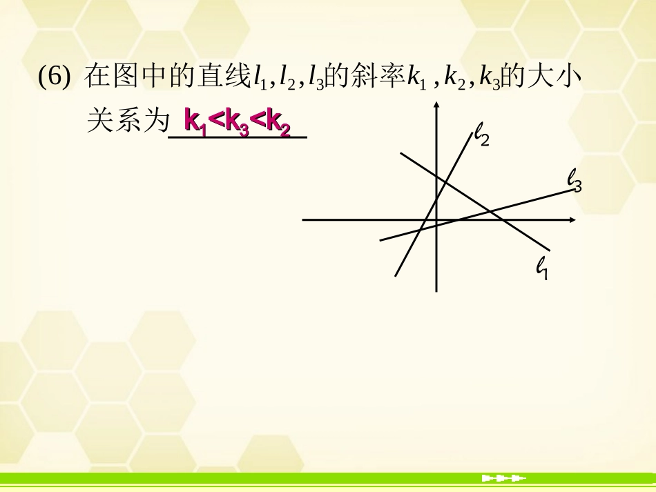 高中数学(直线的倾斜角和斜率)课件6 北师大版必修2 课件_第3页