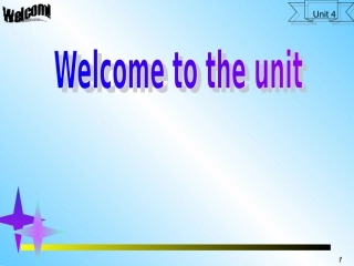 牛津版八年级英语Unit 4 A Charity Show--welcome [ty](ppt) 课件