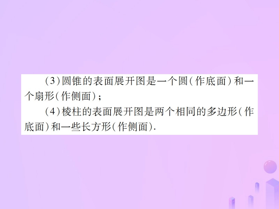 秋七年级数学上册 第四章 几何图形初步 4.1 几何图形 4.1.1 立体图形与平面图形(第2课时)讲解课件 (新版)新人教版 课件_第3页