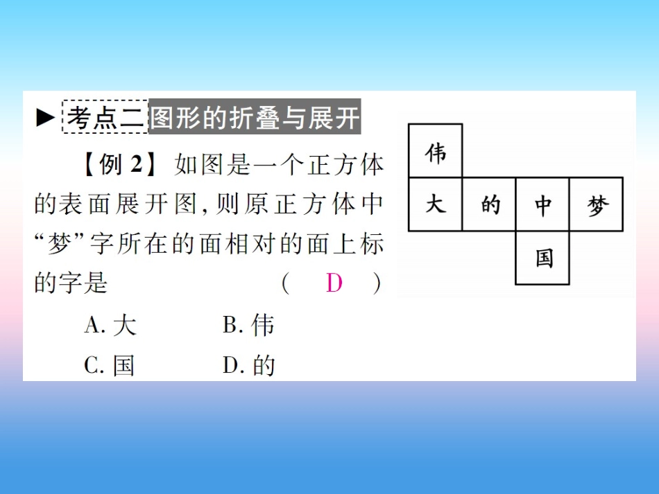 秋七年级数学上册 第一章 丰富的图形世界章末考点复习与小结作业课件 (新版)北师大版 课件_第3页
