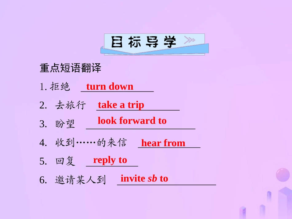 秋八年级英语上册 Unit 9 Can you come to my party(第4课时)Section B(2a 2e)导学课件 (新版)人教新目标版 课件_第2页