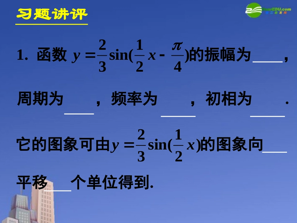 高中数学 144函数y=Asinωxφ的图象课件 新人教A版必修4 课件_第3页