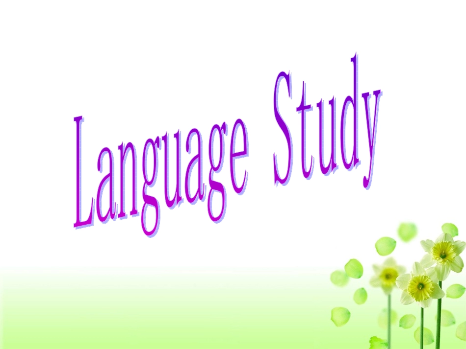 高中英语 period3-4 language points课件 新人教版 课件_第1页