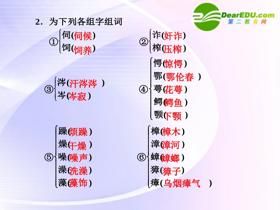 第6课  第1课时雷雨(节选) 课件_第3页