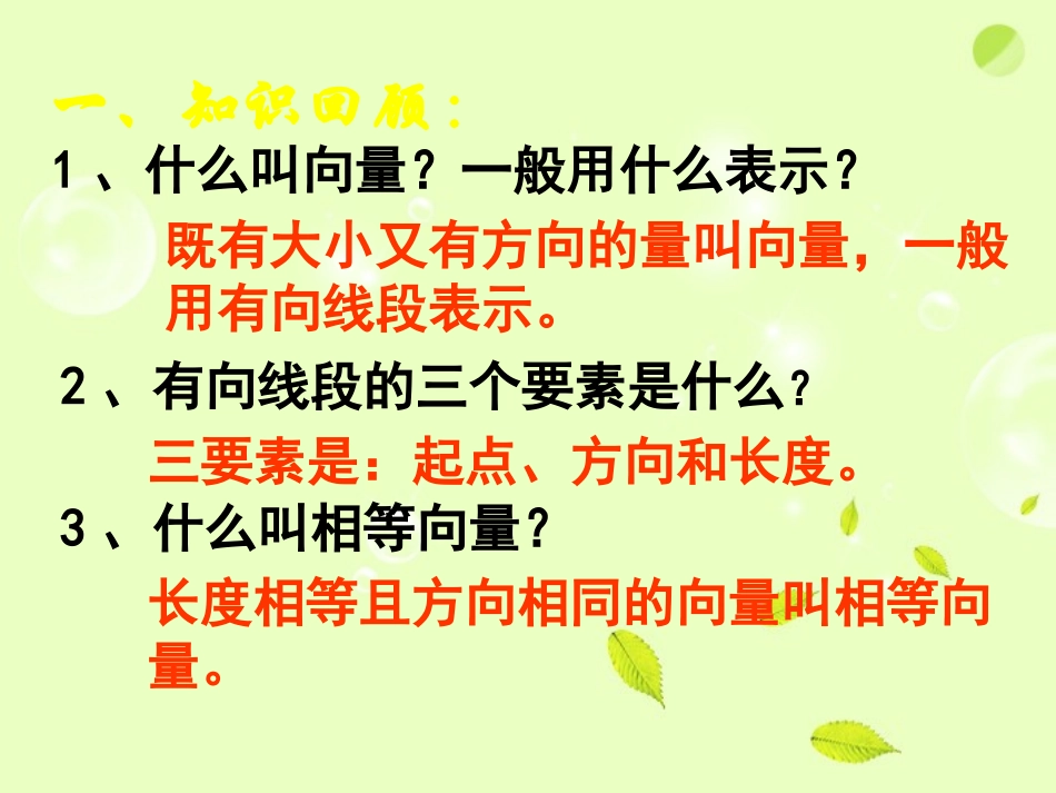 高中数学 向量的加法课件 苏教版必修4 课件_第2页