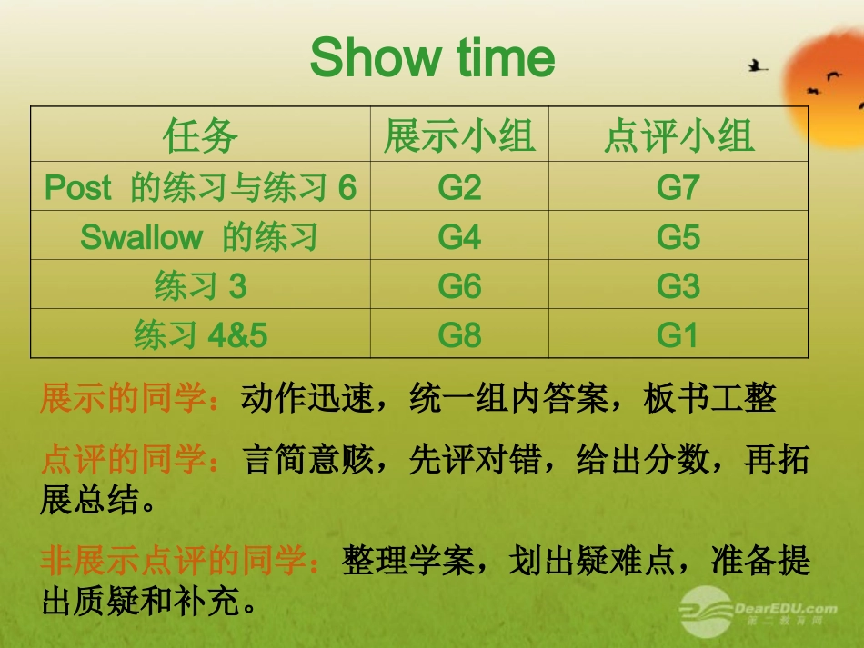 高一英语(unit 3 Lesson 4语言运用)课件_第3页