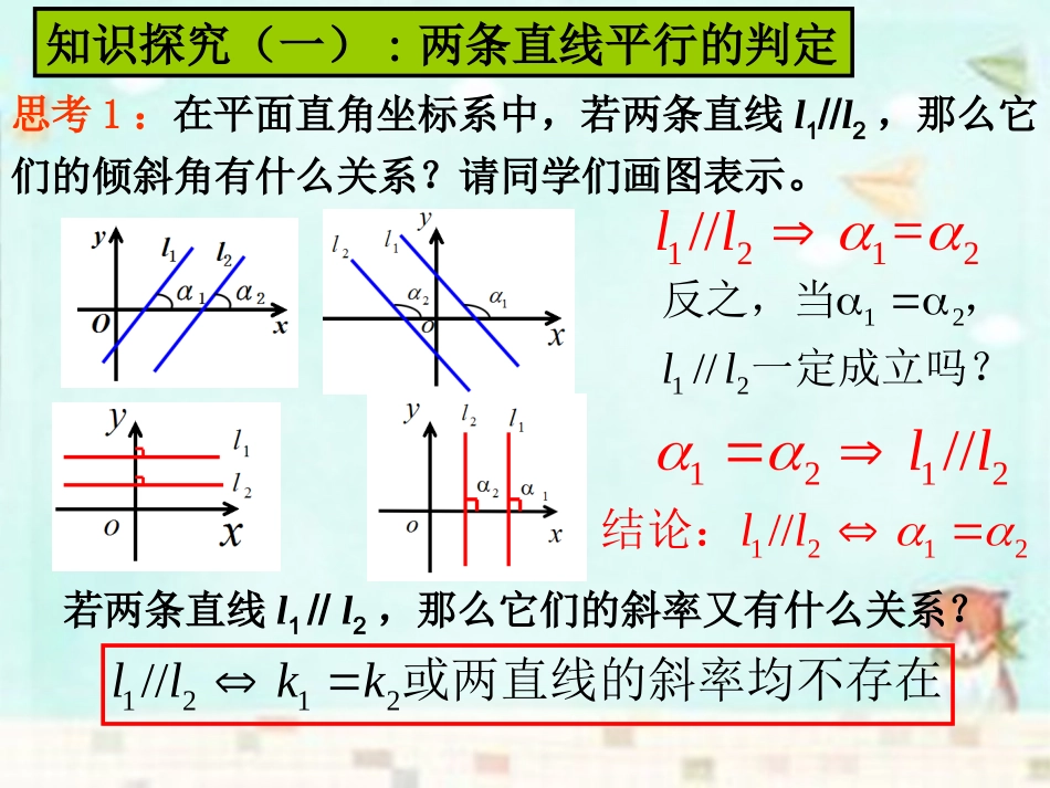 高中数学 3.1.2两条直线平行与垂直的判定课件 新人教A版必修2_第3页