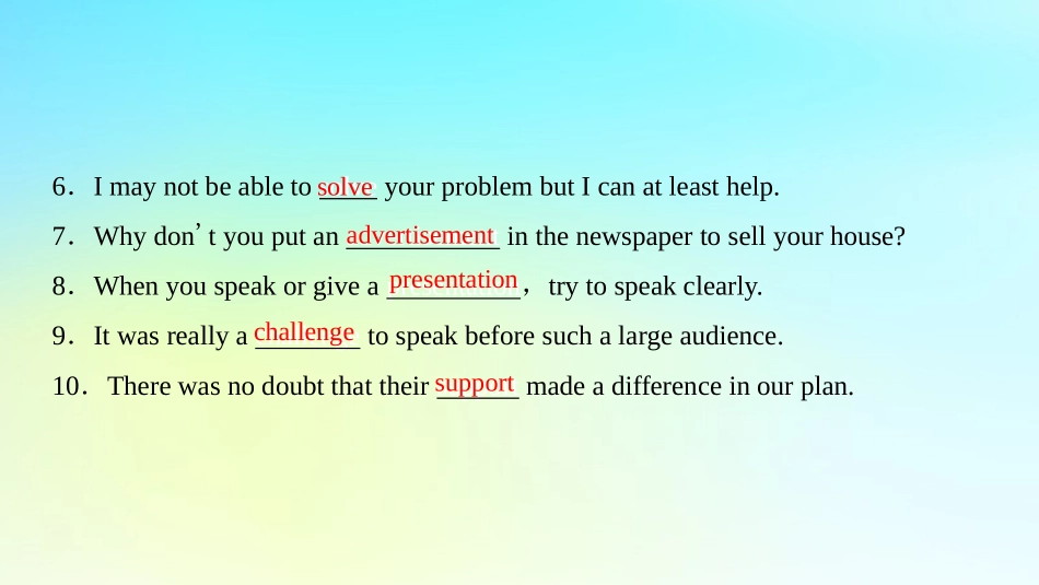 高中英语 Unit 1 Lifestyles Section Ⅳ Language PointsⅡLesson 2  Lesson 3课件 北师大版必修1 课件_第3页