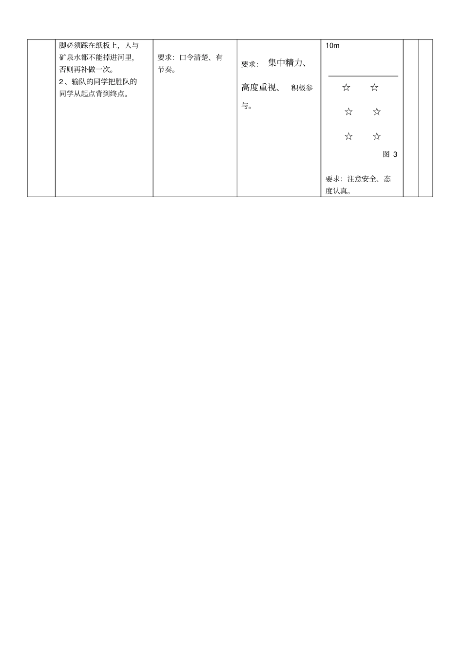 体育与健康课教学设计说明_第3页