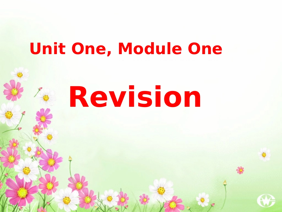 高三英语一轮复习 Module1 Unit1复习课件 牛津版 课件_第1页
