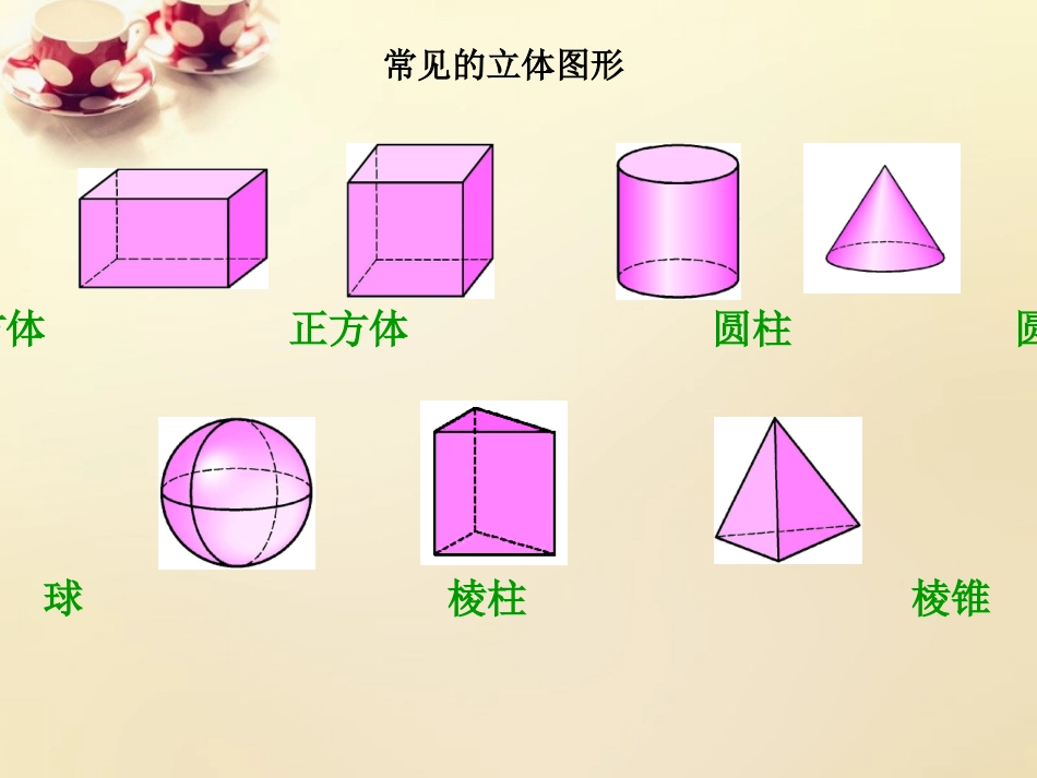 甘肃省陇南市西和县十里乡初级中学七年级数学上册 4.1.2 点、线、面、体课件 (新版)新人教版_第2页
