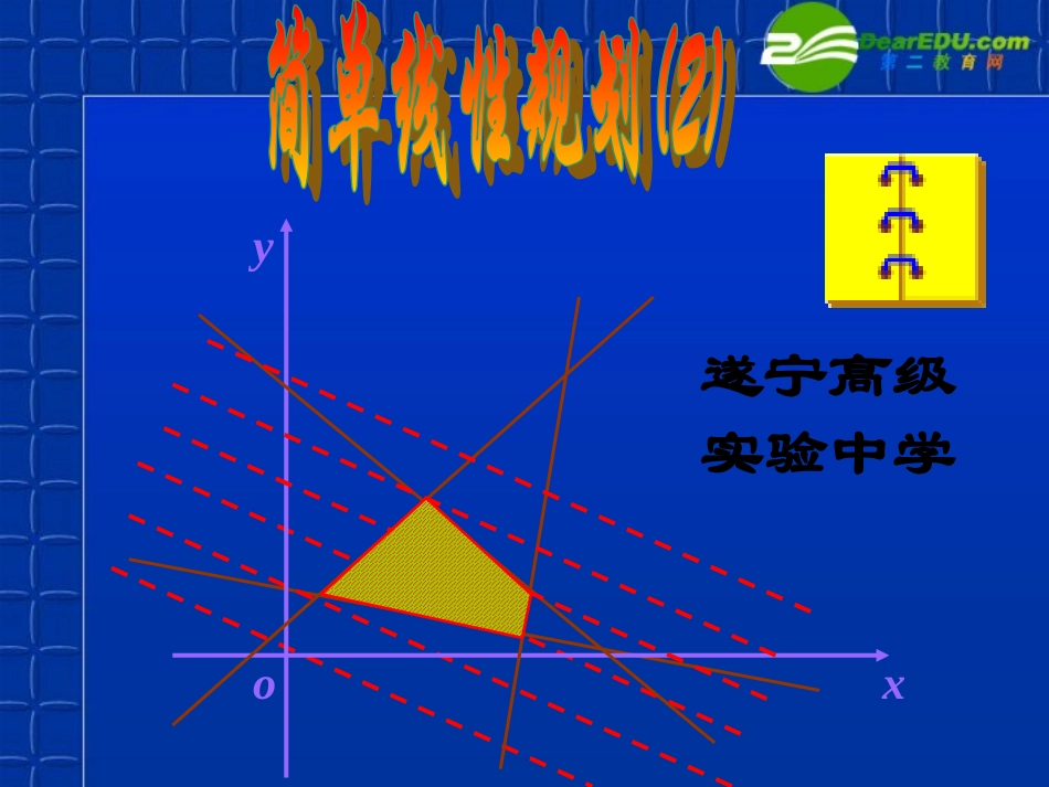 高中数学 简单线性规划课件 北师大版必修5 课件_第1页