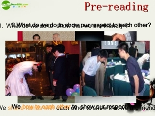 高中英语 Module3(Body language and non-verbal communication)Reading and Vocabulary课件2 外研版必修4 课件