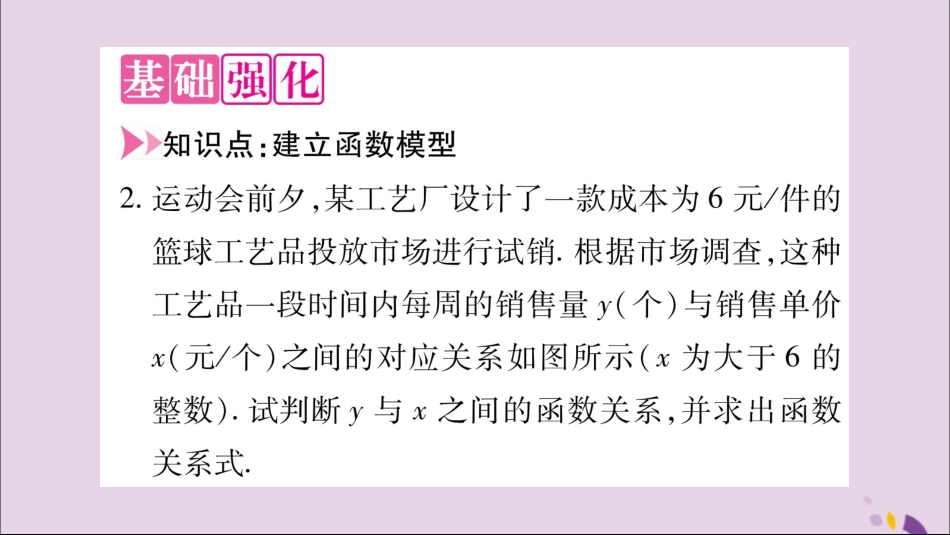 秋八年级数学上册 第12章 一次函数 12.4 综合与实践 一次函数模型的应用习题课件 (新版)沪科版 课件_第3页