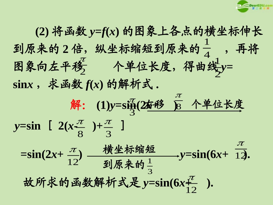 高三数学第一轮总复习 4.4 三角函数的图像课件(2) 课件_第3页