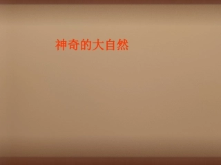 浙江省临安市龙岗镇大峡谷中心学校八年级语文下册 第11课(敬畏自然)课件 (新版)新人教版 课件