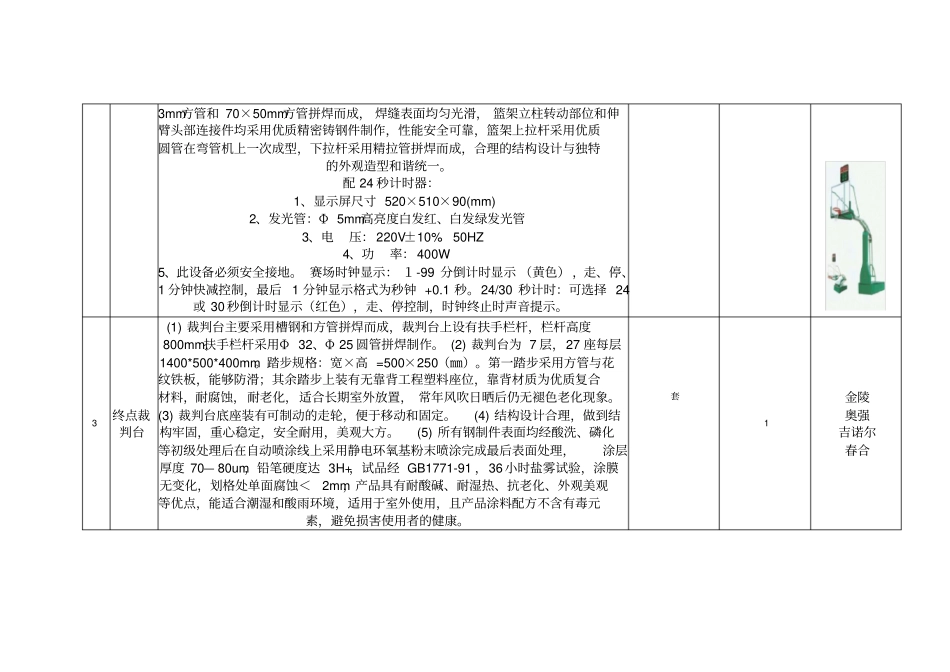 体育器材采购技术参数_第3页