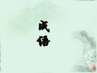 湖南省桃源九中高三语文课件 人教版 课件