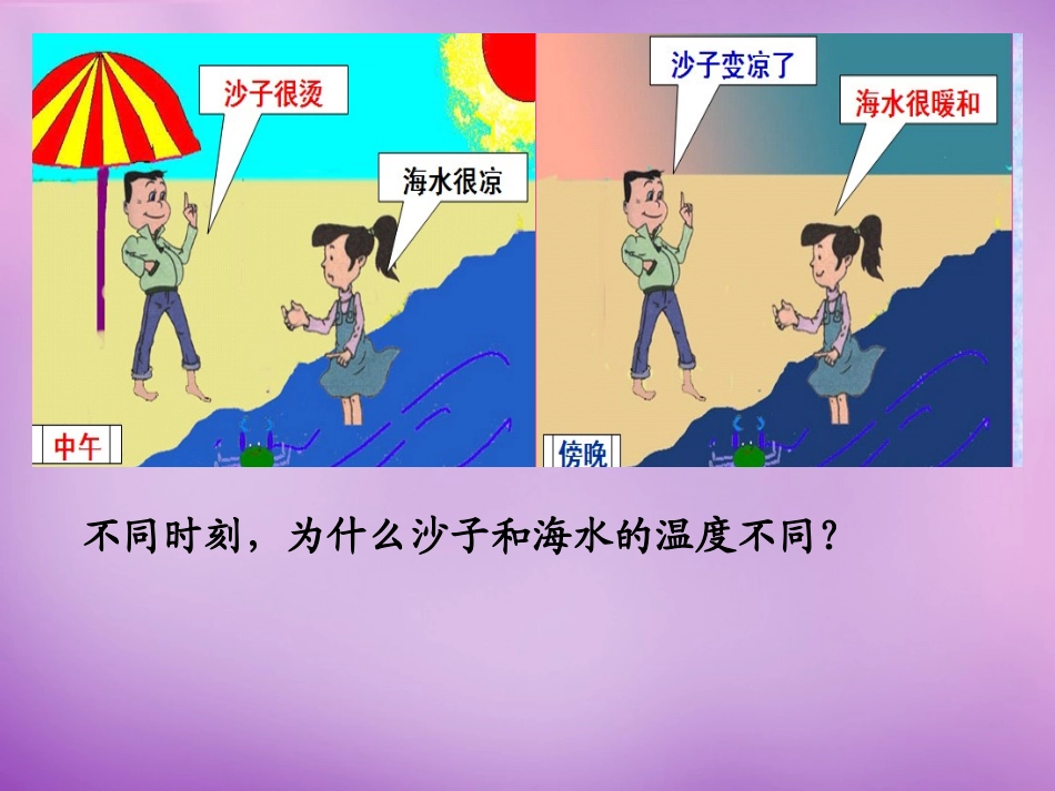 湖北省天门市蒋湖中学九年级物理全册 13.3 比热容课件 (新版)新人教版 课件_第3页