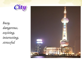 高中英语 Unit 1 lesson 4 City and Country课件 北师大版必修1 课件