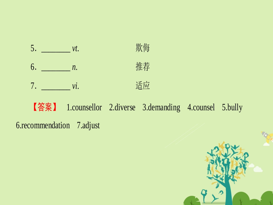 英语 Unit 23 Conflict Section Ⅴ Language Awareness  Culture Corner  Bulletin Board课件 北师大版选修8 课件_第3页