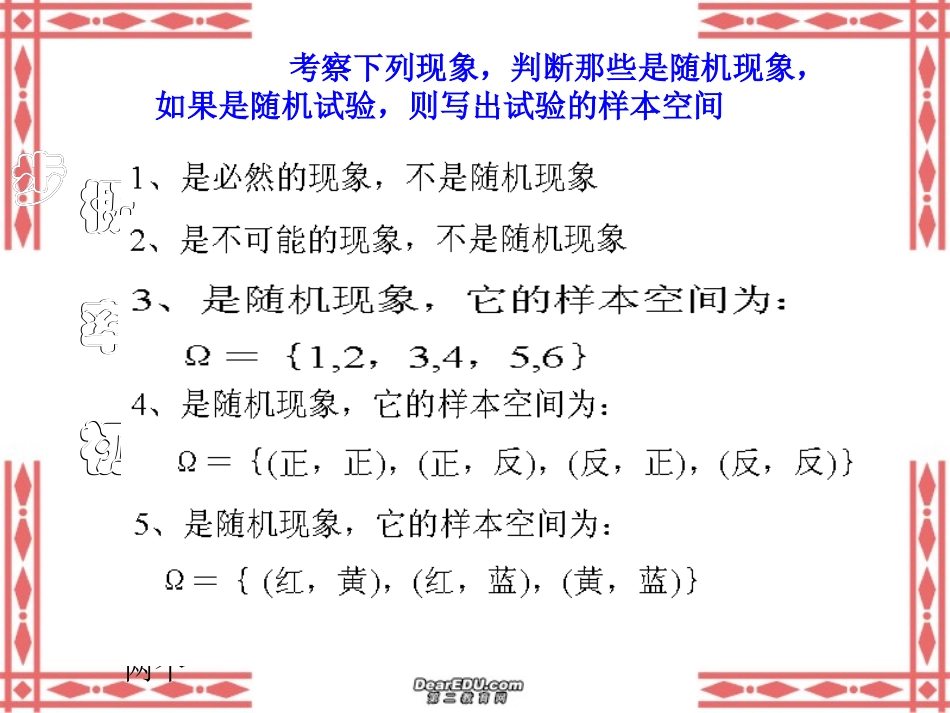 高一数学概率初步 新课标 人教版  0 课件_第2页