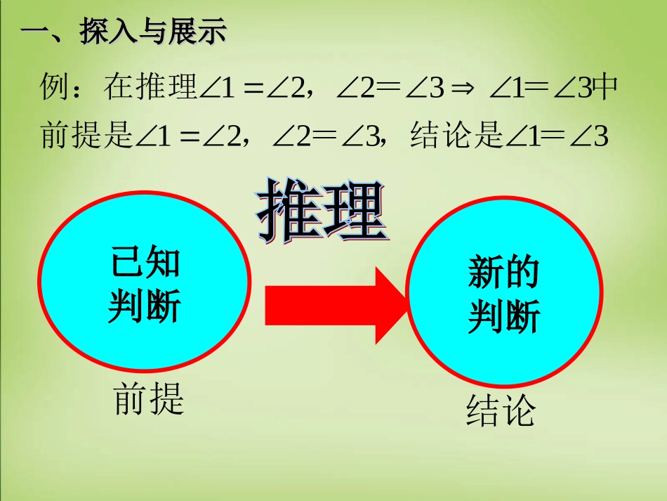 高中数学 第二章 第二节 第一课时合情推理课件 苏教版选修2 2 课件_第2页