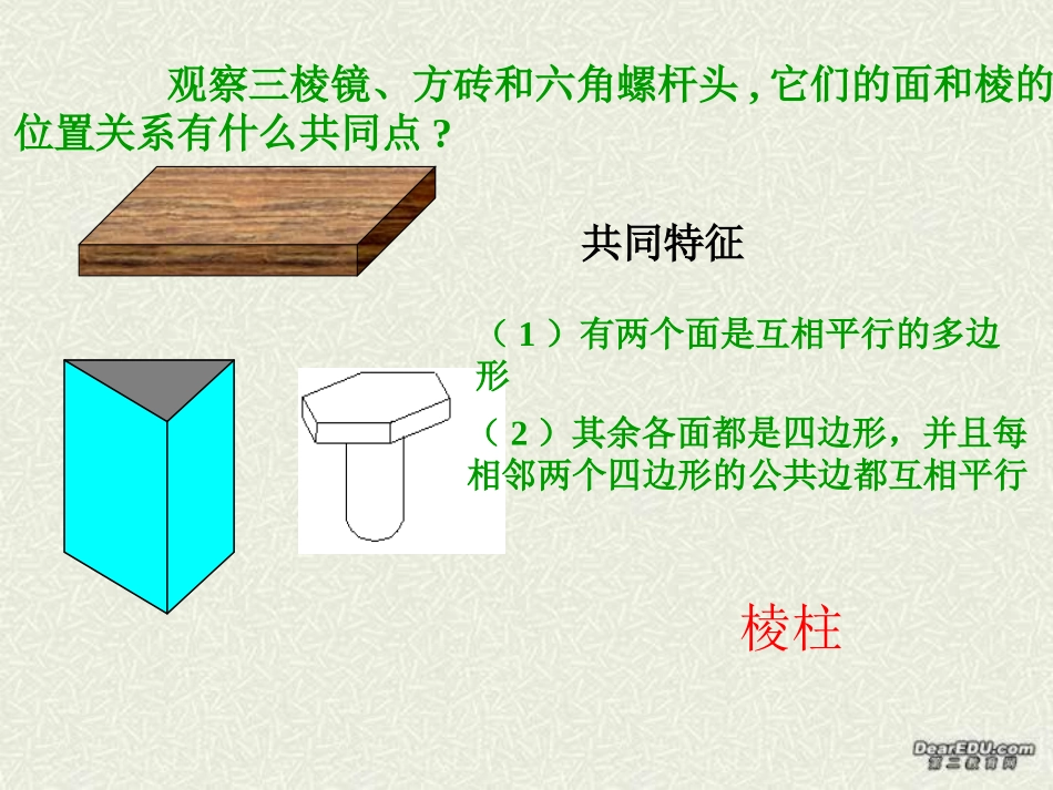 棱柱的性质课件 江苏省通州市高二数学立体几何课件集二 人教版 江苏省通州市高二数学立体几何课件集二 人教版_第1页