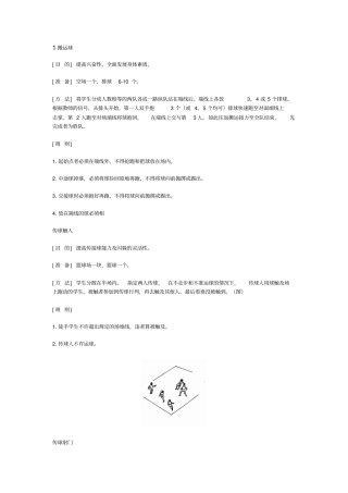 体育游戏--球类讲解