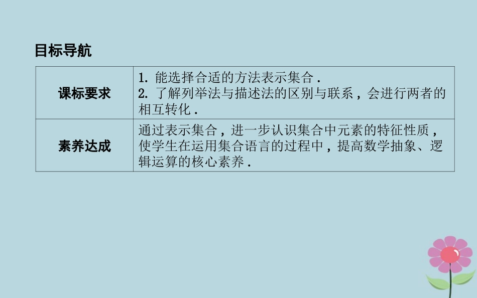 高中数学 第一章 集合 112 集合的表示方法课件 新人教B版必修1 课件_第2页