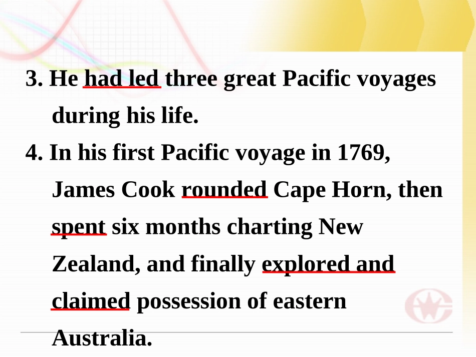 高中英语 Sailing the oceans-Grammar课件 新人教版选修9 课件_第3页