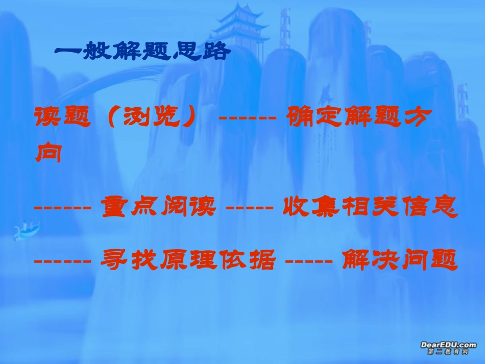 浙教版初三物理问题的解题思路 课件_第2页