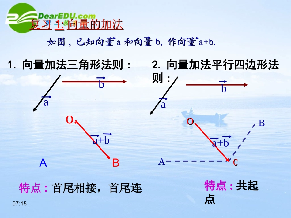 高中数学 231向量数乘运算课件 北师大版必修4 课件_第2页