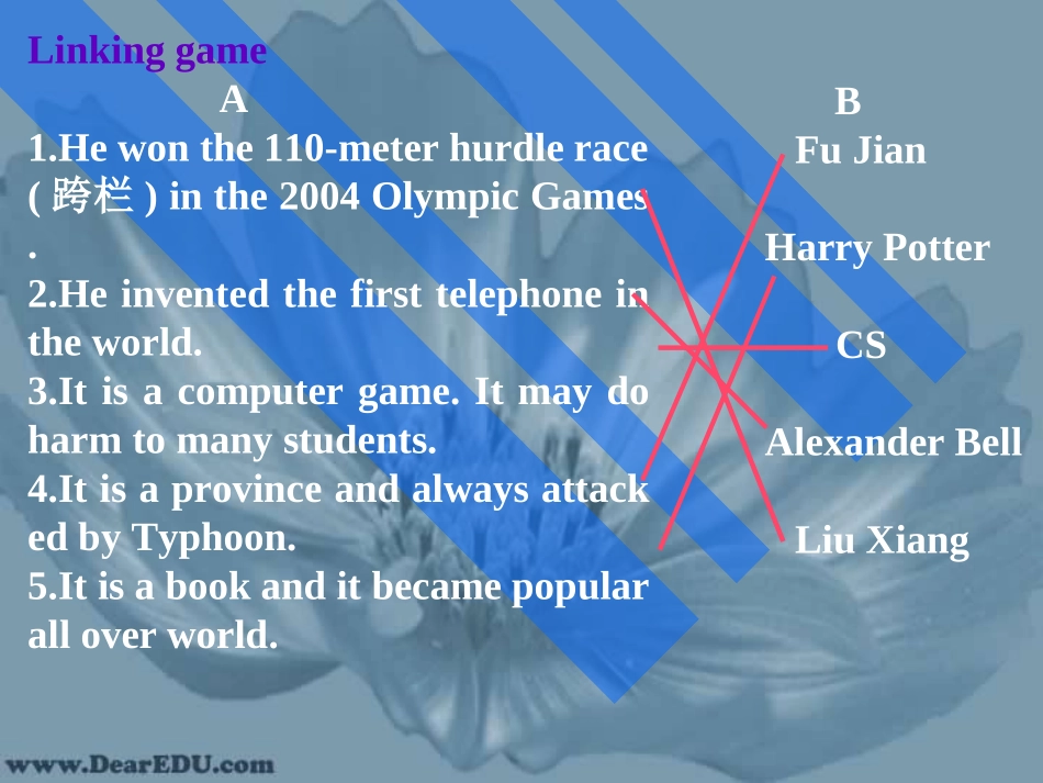 高一英语Unit4 Unforgettable espetiences 课件_第2页