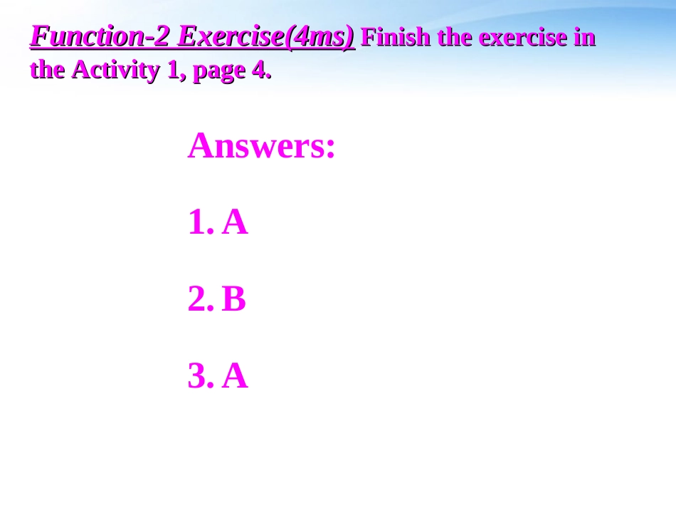 高中英语 Module 1(Small Talk)课件(2) 外研版选修6 课件_第3页