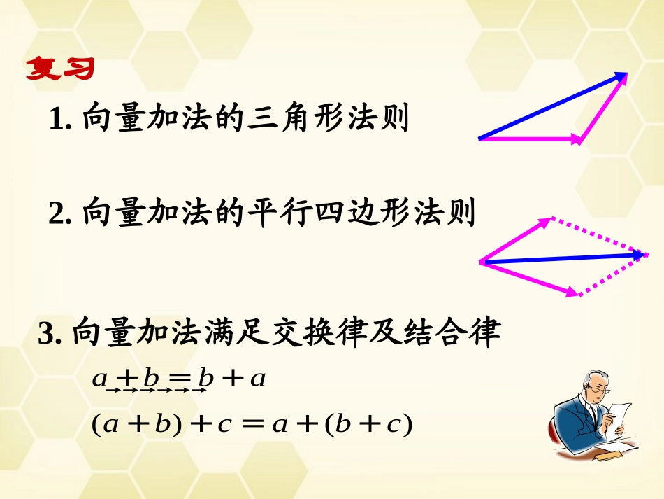 高中数学 向量的减法及其几何意义课件五 新人教A版必修4 课件_第3页