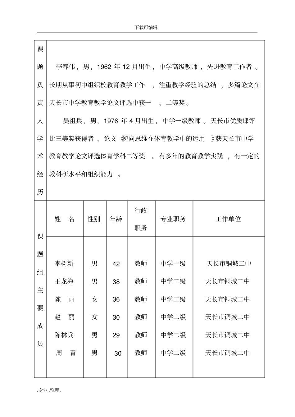 体育课题立项申请书_第3页