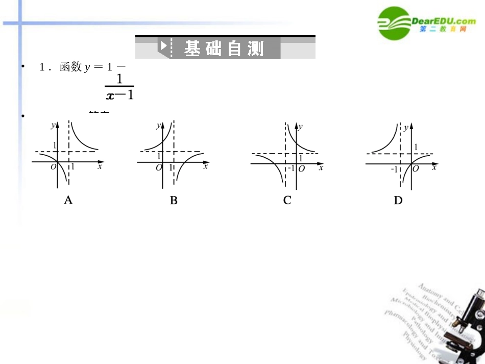高三数学一轮复习 2.10 函数图象课件 理 大纲人教版 课件_第3页