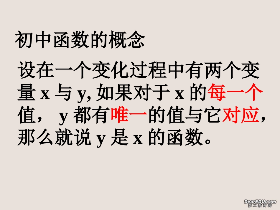 高一数学函数概念 新课标 必修一 课件_第2页