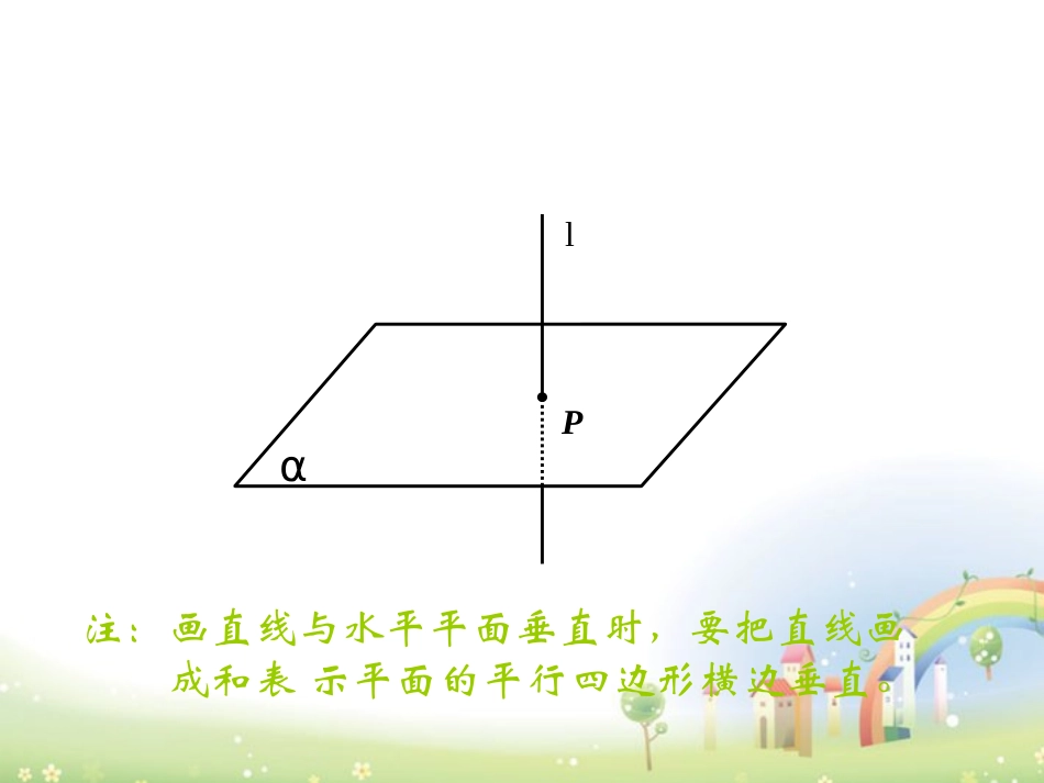 高三数学上册 14.3(空间直线与平面的位置关系)课件 沪教版 课件_第2页