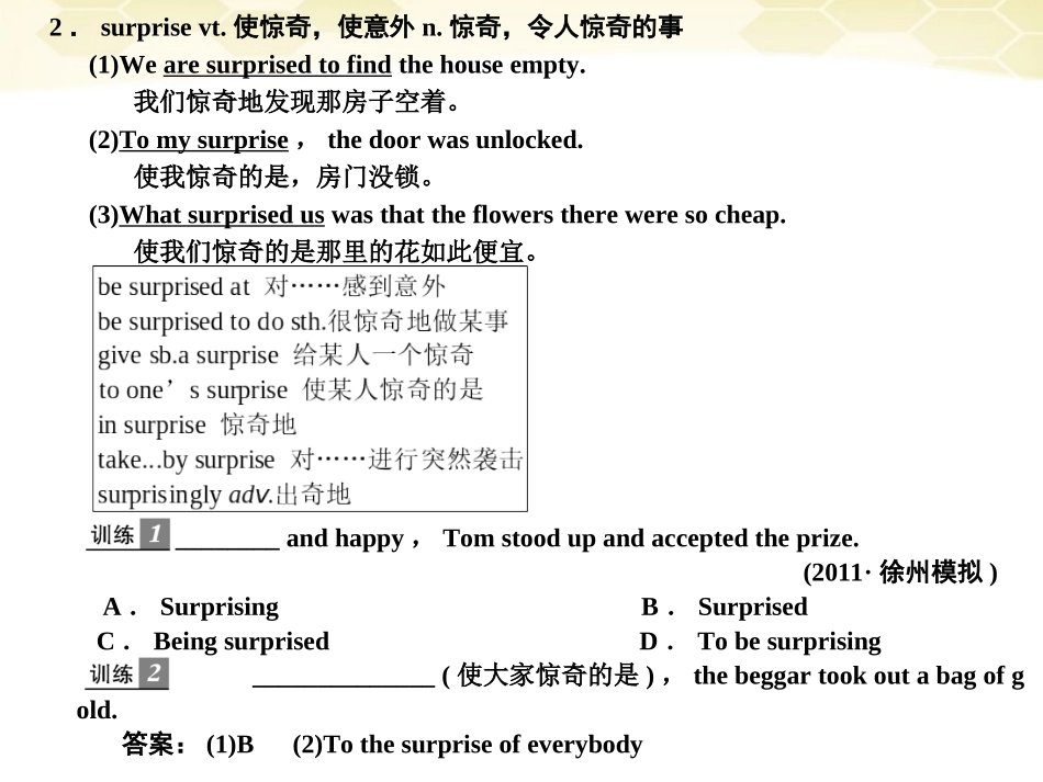 版高考英语总复习 Unit 2 Growing pains课件 牛津译林版 课件_第2页