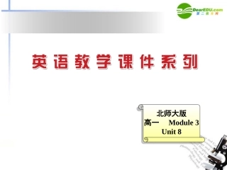 高中英语 Lesson 3课件 北师大版选修8 课件